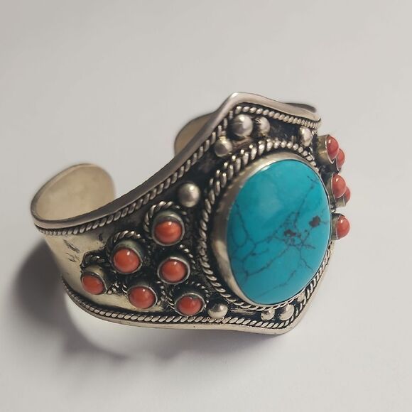 Silver Cuff Bracelet - Picture 2 of 8